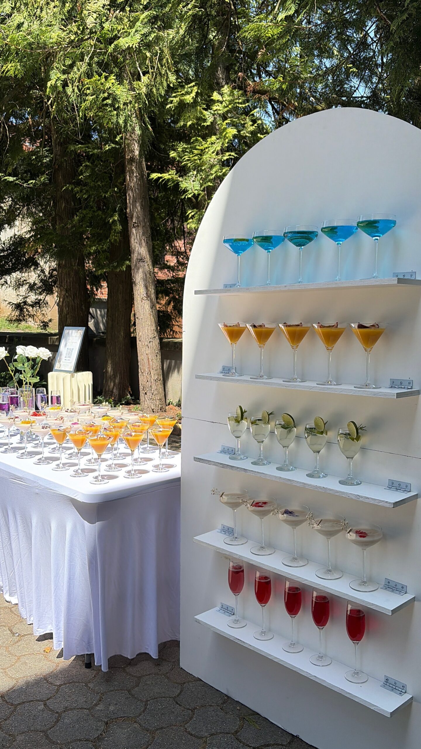 Bar à mocktail mariage Villefranche